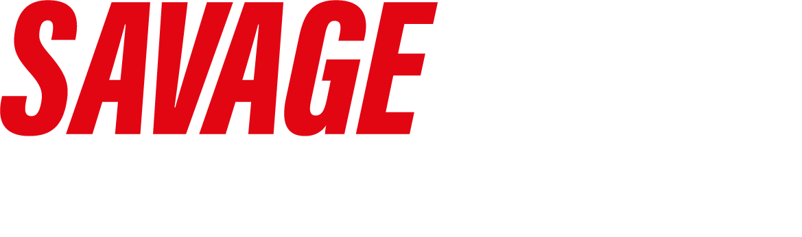 Savage Media - Logo - Red + White